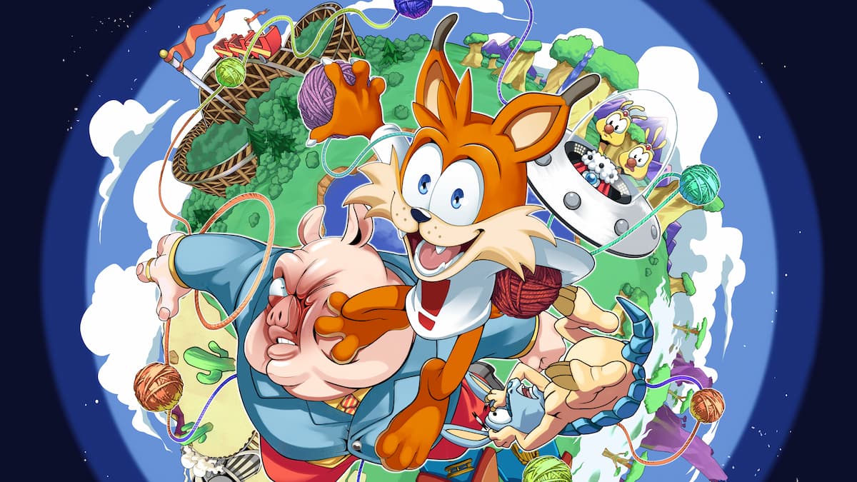 Bubsy Key Art
